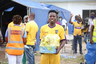 Rashid Nortey wins Fans Best Player Award