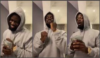 Sarkodie Flexes With Real Dollars While Dancing To Kuami Eugene's New Song