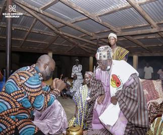 Tolon-Naa honors Oppong Nkrumah for service to country