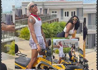 Kidi Takes Salma on Romantic Bike Ride After Camping her In Kwahu