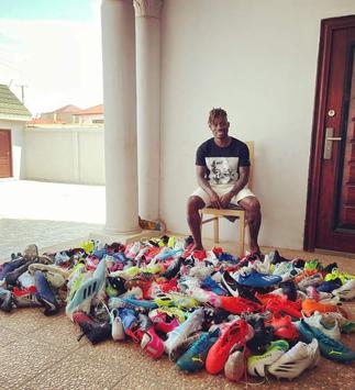 Christian Atsu donates football boots to former club Cheetah FC