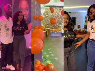 Slay Queen Who Stole Scented Candles at Nana Aba Anamoah's Party Finally Grabbed