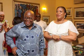 First Lady celebrates President Akufo-Addo on Fathers' Day » GhBasecom™