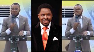 Angel Obinim mourns with T.B. Joshua's family