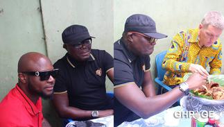 British High Commissioner Iain Walker goes on Waakye Tour with Bola Ray