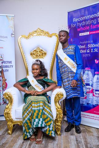 Mr & Miss Autism pageant crown winners