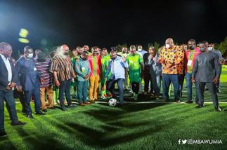 Vice President Bawumia commissions ultra-modern Adjiringanor Astroturf