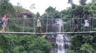 Kintampo Waterfalls zip-line is 85% complete