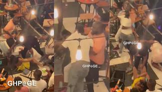 Video: Epic fight breaks out between slay queen and man at Bloom Bar