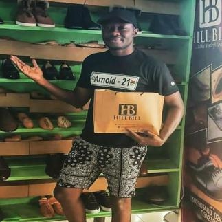 Blessing In Disguise- Arnold Bags Huge Shoe Ambassadorial Deal After Shatta Wale Claimed He Wears Cheap Shoes