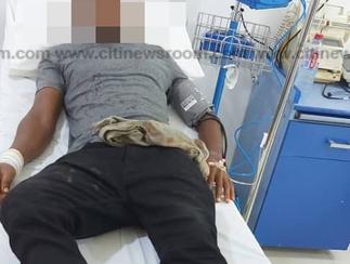 East Legon: Motorcyclist shot by soldier in military pick-up vehicle