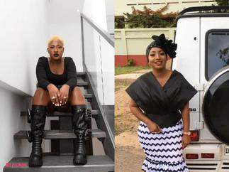 Diamond Appiah Insults Fella Makafui For Wearing Long Winter Boots Under Hot Sun In Ghana