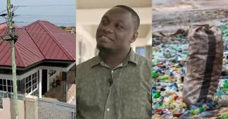 Giving life to plastics: Meet the Ghanaian innovator who builds houses with plastic waste
