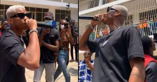 KiDi lives up to offer to perform at school of viral 'Our Day' student; video drops ▷ Ghana news