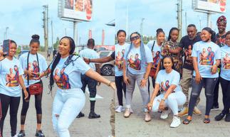 Mona Keeps fit with the Ghana union of DJs(+PHOTOS) » GhBasecom™