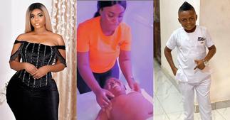 Yaw Dabo: Actor Gets A Massage From His Kumawood Girlfriend Vivian Okyere In Video; Stonebwoy Reacts ▷ YEN.COM.GH