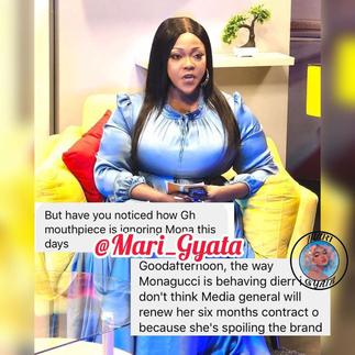 Mona Gucci Set to be the Next Presenter Sacked by Media General for Tarnishing their Brand