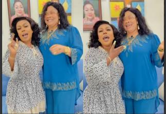 Ghanaians React After Seeing Afia Schwarzenegger Hanging Out With Nana Agradaa