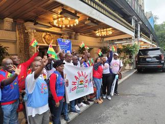 Ghanaians in USA welcome Akufo-Addo with cheers