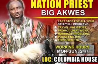 Big Akwes now a fetish priest?