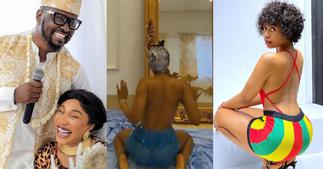 My ex has your sex tapes; Tonto Dikeh warns famous Instagram twerk queen