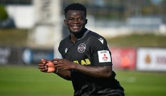 Malik Abubakari features in Malmo's heavy UCL defeat to Juventus