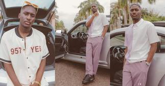 Saahene Osei: 5 Recent Photos of Despite's Tall Son Flexing New Luxury Car ▷ Ghana news