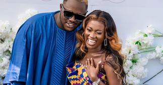 Fella Makafui spotted at Accra Regional Police Command visiting Medikal