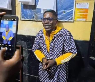 Shatta Wale hid in his back seat; attempted to run from Police