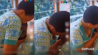 SHS girl caught on tape forcing to kiss boyfriend during class hours-Video