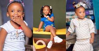 Baby Maxin: McBrown's Daughter Surprises many with Photo of her Sitting and Crossing her legs ▷ Ghana news