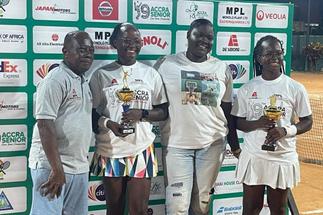 Tracy Amoah wins Accra Seniors Open Tennis Championship