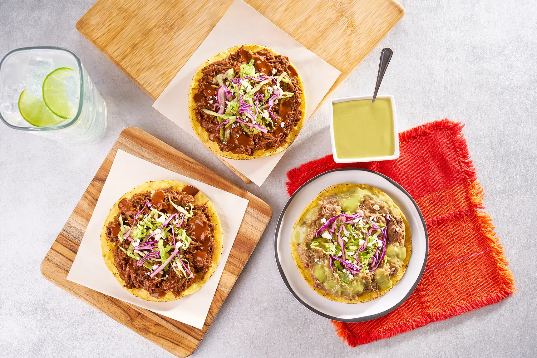 recipe Tostadas tricolor image