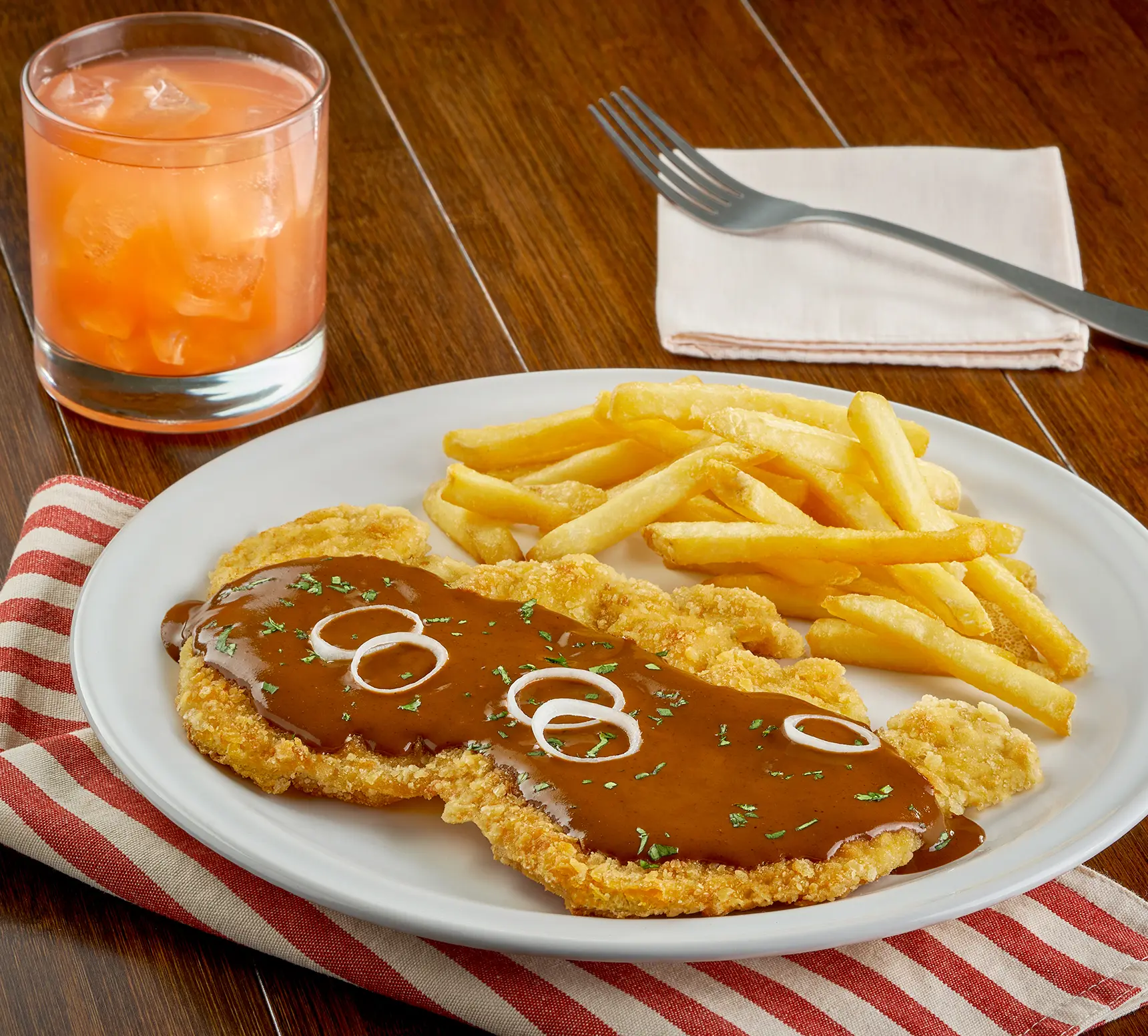 recipe Milanesa de pollo en mole image