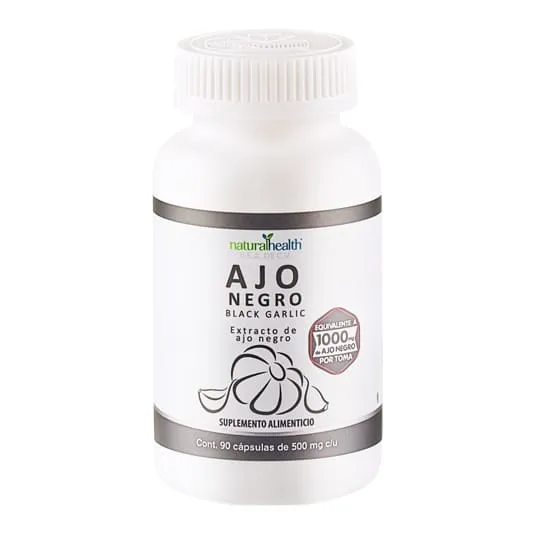 Ajo negro Natural Health 90 cápsulas