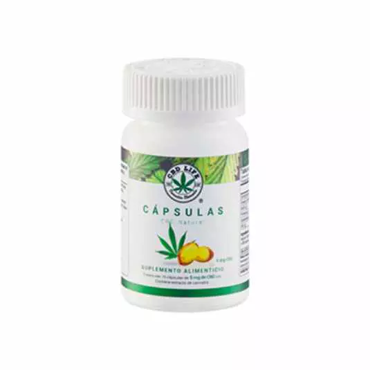 Cápsulas CBD LIFE con 5 mg de CBD 15 cápsulas