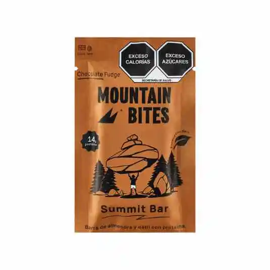 Suplemento alimenticio Mountain Bites Summit Bar Chocolate Fudge