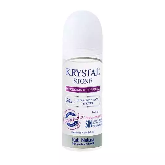 Desodorante Krystal Stone lavanda roll on 90 ml