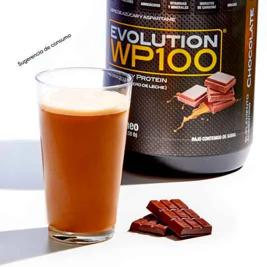 Proteína aislada Evolution Wp100 sabor chocolate 1.4 kg
