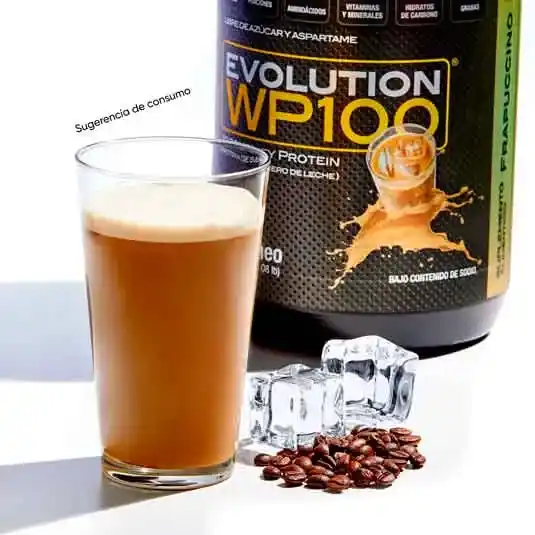 Proteína aislada Evolution Wp100 sabor frapuccino 1.4 kg