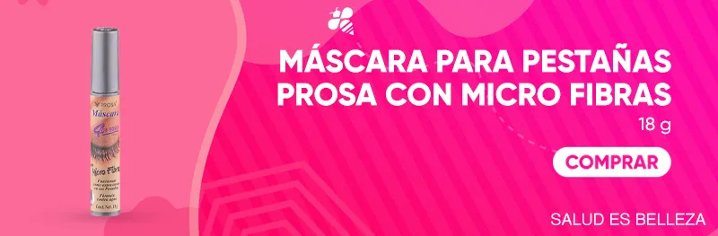 Máscara para pestañas Prosa con micro fibras 18 g