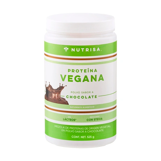 Proteína Vegana Nutrisa sabor chocolate 525 g