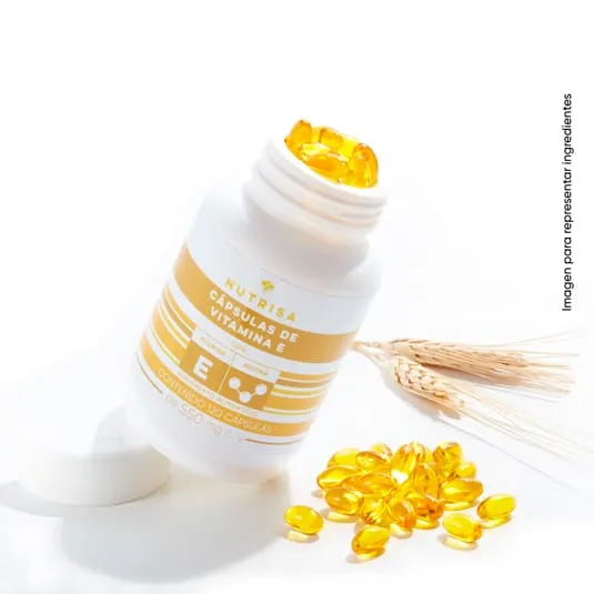 Vitamina E Nutrisa con biotina 120 cápsulas