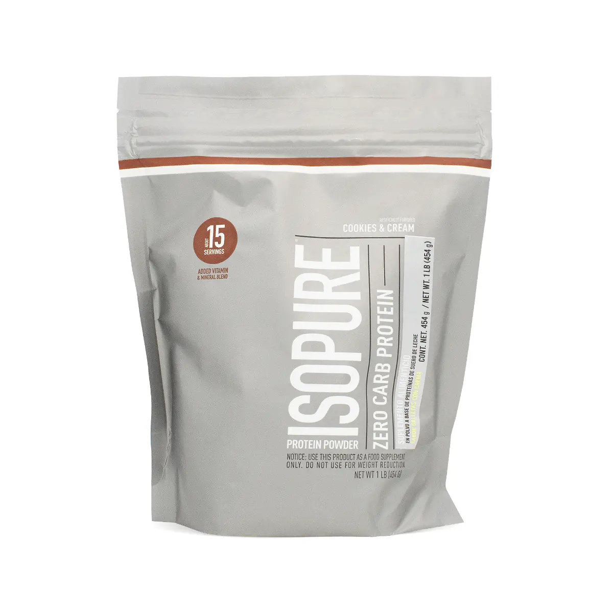 ISOPURE COOKIES & CREAM 454GR