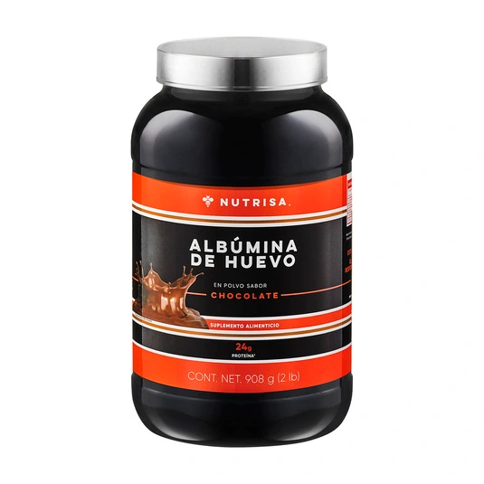 Proteína albúmina de huevo Nutrisa sabor chocolate 908 g