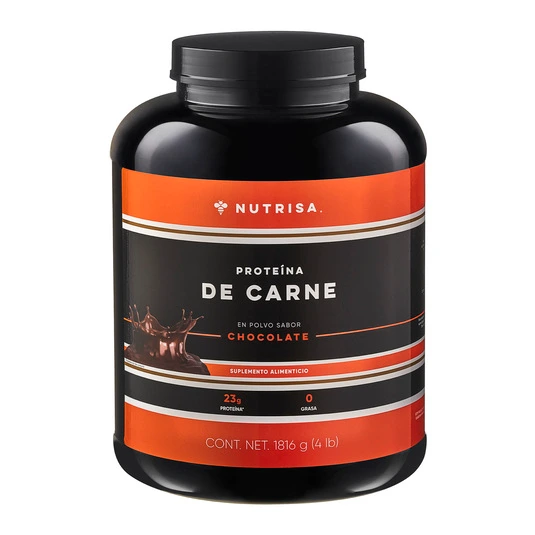 Proteína hidrolizada Nutrisa de carne sabor doble chocolate 1816 g