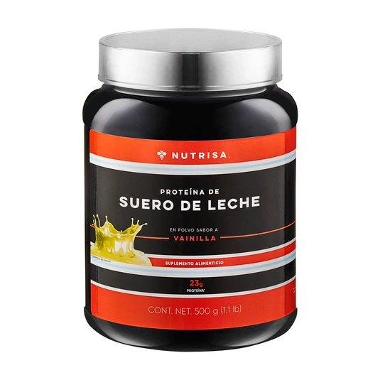 Proteína de suero de leche hidrolizada Nutrisa sabor vainilla francesa 500 g