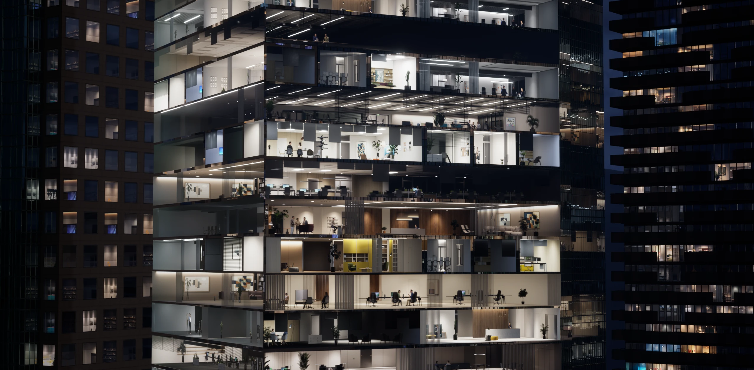 Interior Cubemap System | Parallax Facade Shader: Realistic Room Depth for Unreal Engine Cityscapes