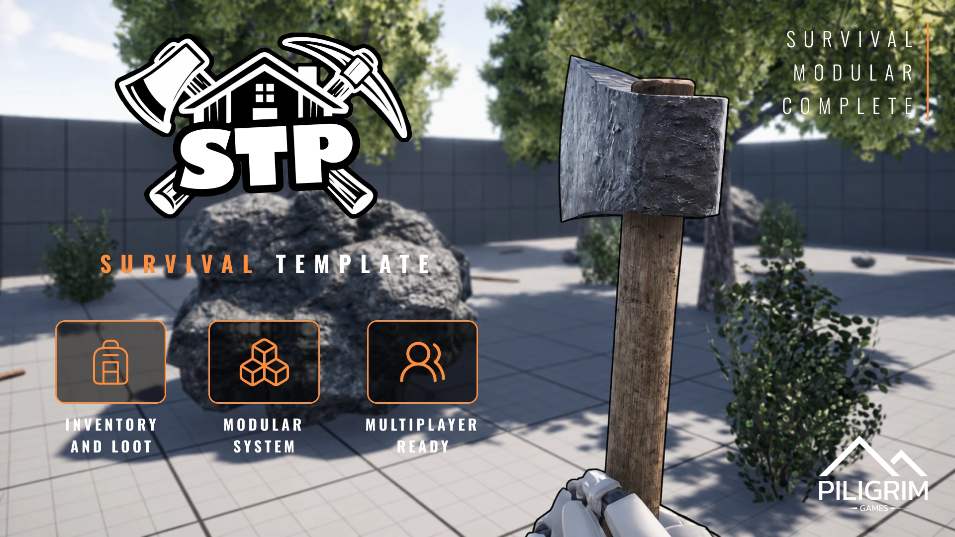Survival Template Pack (STP) 1.0 — Multiplayer Survival Framework: Build your dream multiplayer survival game with this ready-to-use foundation