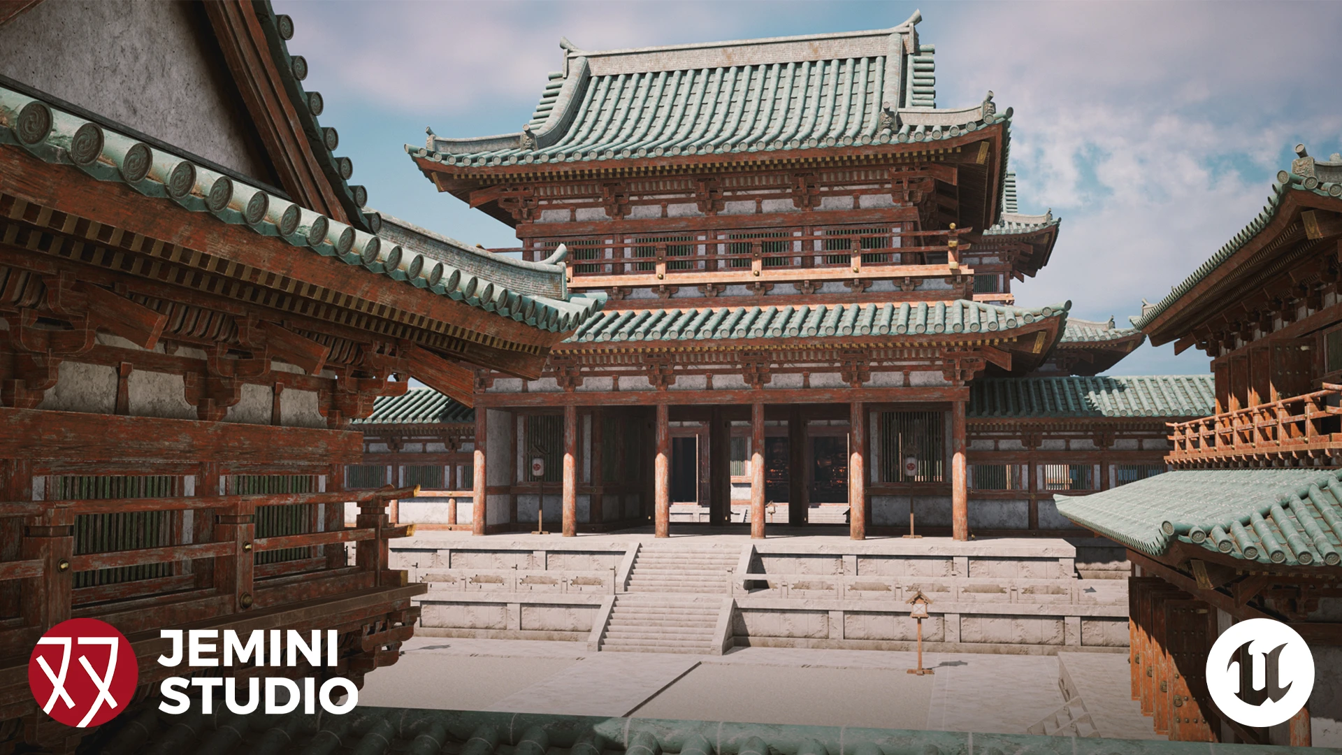 Japanese Modular Temple (With Interiors): Build Authentic Japanese Architecture in Unreal Engine